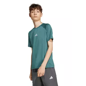 adidas tricou copii culoarea verde, cu imprimeu, JM4324 imagine