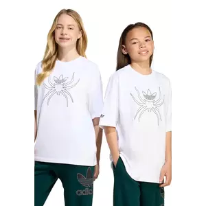 adidas Originals tricou de bumbac pentru copii culoarea alb, cu imprimeu, JW7846 imagine