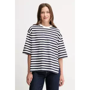 United Colors of Benetton tricou din bumbac culoarea bleumarin, 34N1D10AO imagine