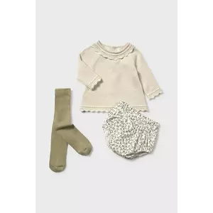 Mayoral Newborn compleu bebe 3-pack culoarea verde, 2256 imagine