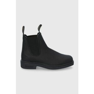 Blundstone Ghete Chelsea de piele 063 femei, culoarea negru, cu toc plat imagine