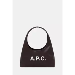 A.P.C. geantă baby ninon shoulder culoarea maro, PUAAT.F67027 imagine