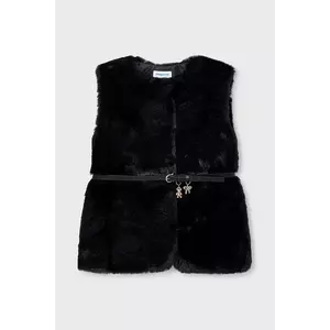 Mayoral vestă copii culoarea negru, 4315 imagine