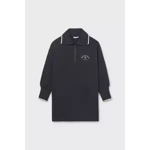 Mayoral rochie fete culoarea negru, mini, oversize, 7912 imagine