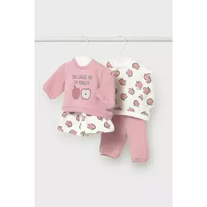 Mayoral Newborn compleu bebe 4-pack culoarea roz, 2630 imagine