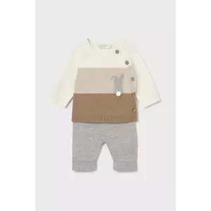 Mayoral Newborn compleu bebe culoarea gri, 2569 imagine