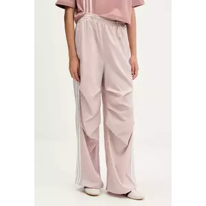 adidas Originals pantaloni de trening Trackpant culoarea roz, cu imprimeu, KE9791 imagine