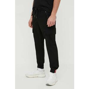 Alpha Industries pantaloni de bumbac Ripstop Jogger culoarea negru 116201.03-Black imagine