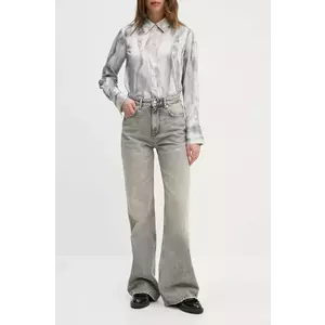 Sisley jeansi femei high waist, 4YRZLE03W imagine