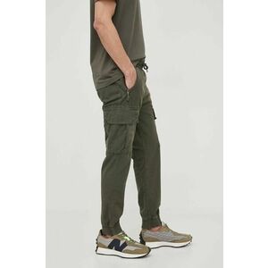 Alpha Industries pantaloni de bumbac culoarea verde 116201.136-GreyBlack imagine