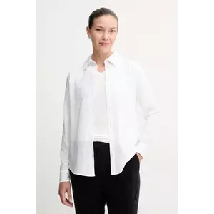 United Colors of Benetton cămașă din bumbac culoarea verde, cu guler clasic, regular, 5WPQDQ0AX imagine