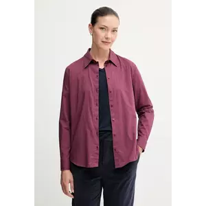 United Colors of Benetton cămașă din bumbac culoarea verde, cu guler clasic, regular, 5WPQDQ0AX imagine