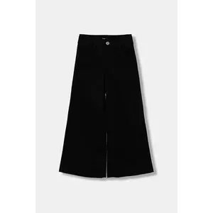 United Colors of Benetton pantaloni copii culoarea negru, uni, 4RHPCE04A imagine