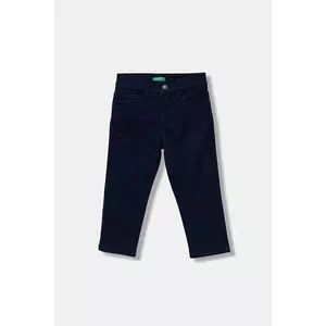 United Colors of Benetton pantaloni copii culoarea bleumarin, uni, 4RHPGE009 imagine