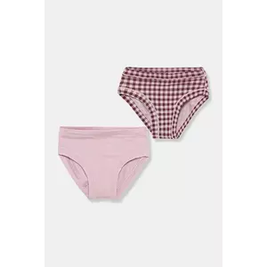 United Colors of Benetton chiloți copii 2-pack culoarea violet, 3SH70S02U imagine