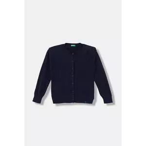 United Colors of Benetton cardigan copii culoarea bleumarin, light, 19DKC500Y imagine