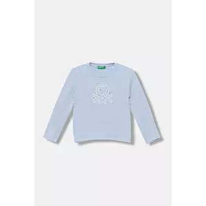United Colors of Benetton longsleeve din bumbac pentru copii 3I9WG10JS imagine