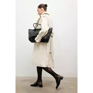 Answear.LAB trenci din bumbac culoarea bej imagine