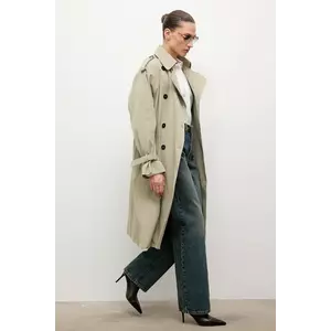 Answear.LAB trenci din bumbac culoarea turcoaz imagine