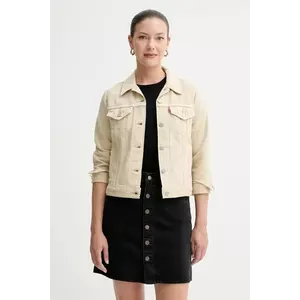 Levi's geaca jeans culoarea bej, de tranzitie, 29945 imagine