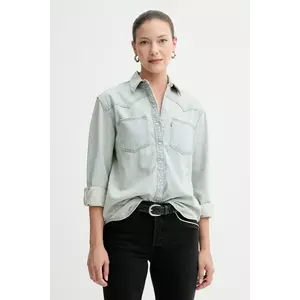 Levi's camasa jeans cu guler clasic, regular, A7244 imagine