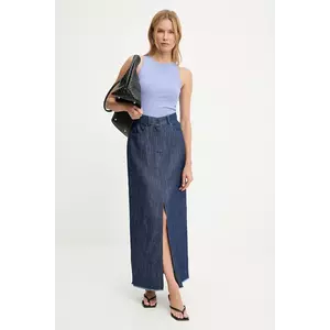 Answear.LAB fusta jeans maxi, drept imagine