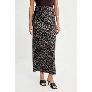 Answear.LAB fusta culoarea gri, maxi, drept imagine