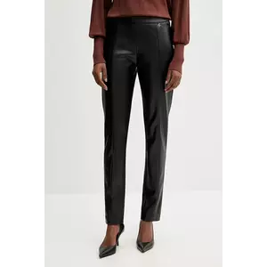 Silvian Heach leggingsi MOYANO culoarea negru, uni, GPA25514LE imagine