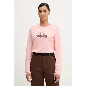 Columbia longsleeve Ruby Springs culoarea roz, 2135241 imagine