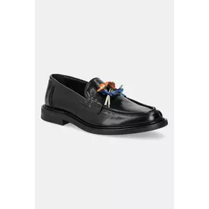 Filling Pieces mocasini de piele Loafer Bouquet culoarea negru, 44278131861 imagine