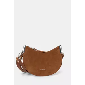 Coccinelle geanta de mână din piele întoarsă culoarea maro, E1.QKG.13.03.01 imagine