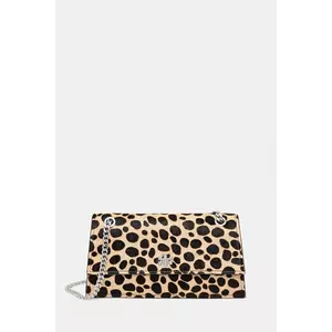 Tory Burch geantă de piele Kira Turnlock culoarea bej, 169175.250 imagine