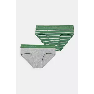 United Colors of Benetton slip copii 2-pack culoarea verde, 3VPS0S02T imagine