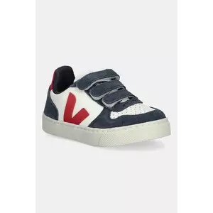 Veja teniși din piele pentru copii Small V-10 culoarea bleumarin, CV0520616 imagine