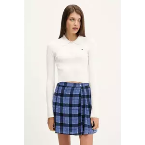 Tommy Jeans pulover culoarea bej, light, DW0DW21829 imagine