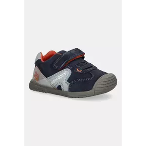 Biomecanics pantofi din piele întoarsă pentru copii culoarea bleumarin, 251127 imagine