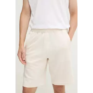 adidas Originals pantaloni scurți din bumbac Essentials culoarea bej, JW3561 imagine
