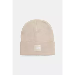 New Balance căciulă culoarea bej, LAH13034TWF imagine