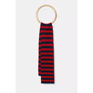 United Colors of Benetton șal copii culoarea roșu, cu imprimeu, 1370HU00B imagine