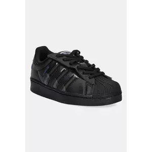 adidas Originals sneakers pentru copii SUPERSTAR LED LIGHTS culoarea negru, JS1291 imagine