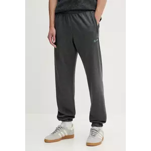 adidas pantaloni de trening din bumbac x Mercedes culoarea gri, melanj, JX8777 imagine