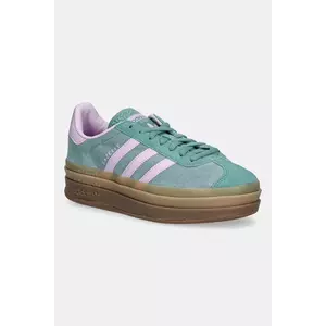 adidas Originals sneakers Gazelle Bold W culoarea verde, JS3894 imagine