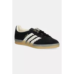 adidas Originals sneakers din piele întoarsă Gazelle Indoor culoarea negru, JS1412 imagine