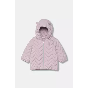 United Colors of Benetton geacă bebe culoarea violet, 2WU0AN00W imagine