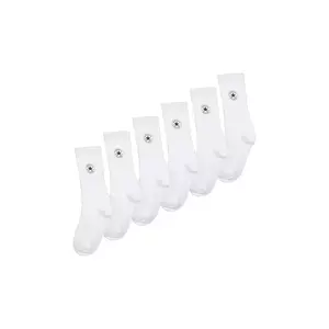 Converse șosete copii 6-pack culoarea alb, BC0402 imagine