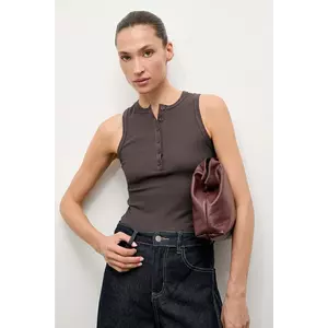 Answear.LAB top culoarea maro imagine