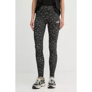 Puma colanți culoarea gri, cu imprimeu, 688085 imagine