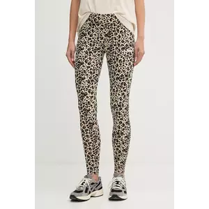 Puma colanți culoarea bej, cu imprimeu, 688085 imagine