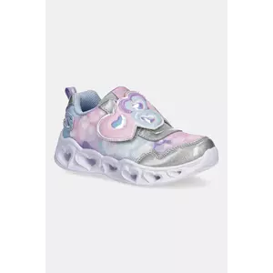 Skechers sneakers pentru copii HEART LIGHTS LOVIN REFLECTION culoarea violet, 302693N imagine