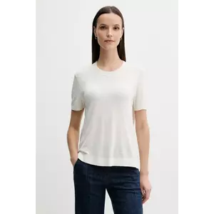 United Colors of Benetton tricou cu mânecă lungă culoarea bej, 1ZRED10BK imagine